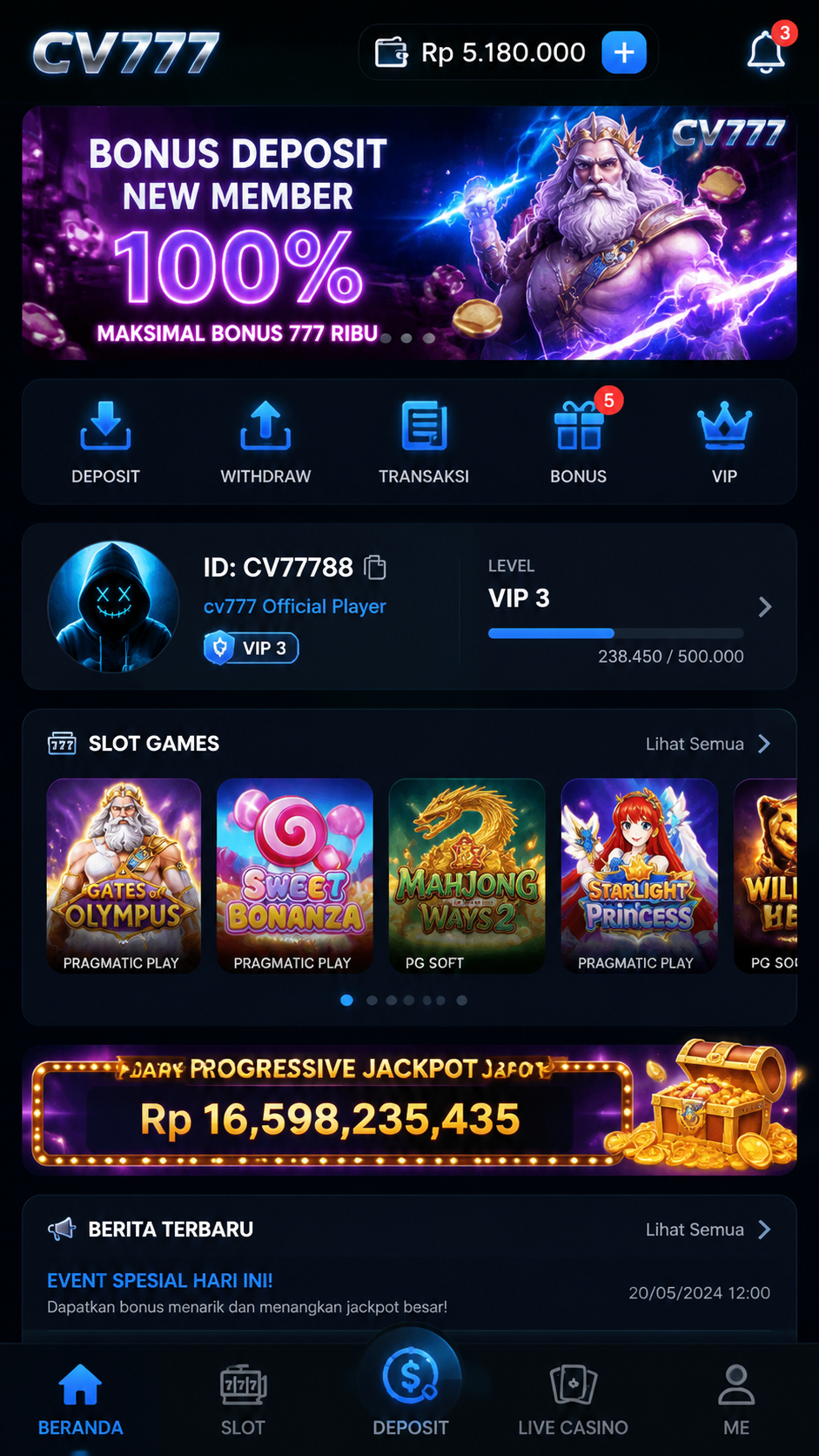 Screenshot 3 cv777